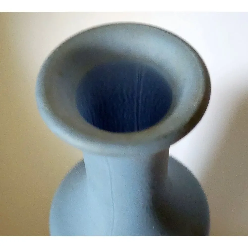Avon Vase Imitation Wedgewood Jasperware Grecian Blue 6